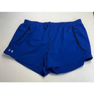 Under Armour Women's Blue Mileage 3.0 Running Shorts Size XL